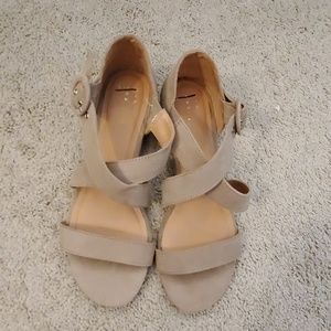 Tan strap sandals